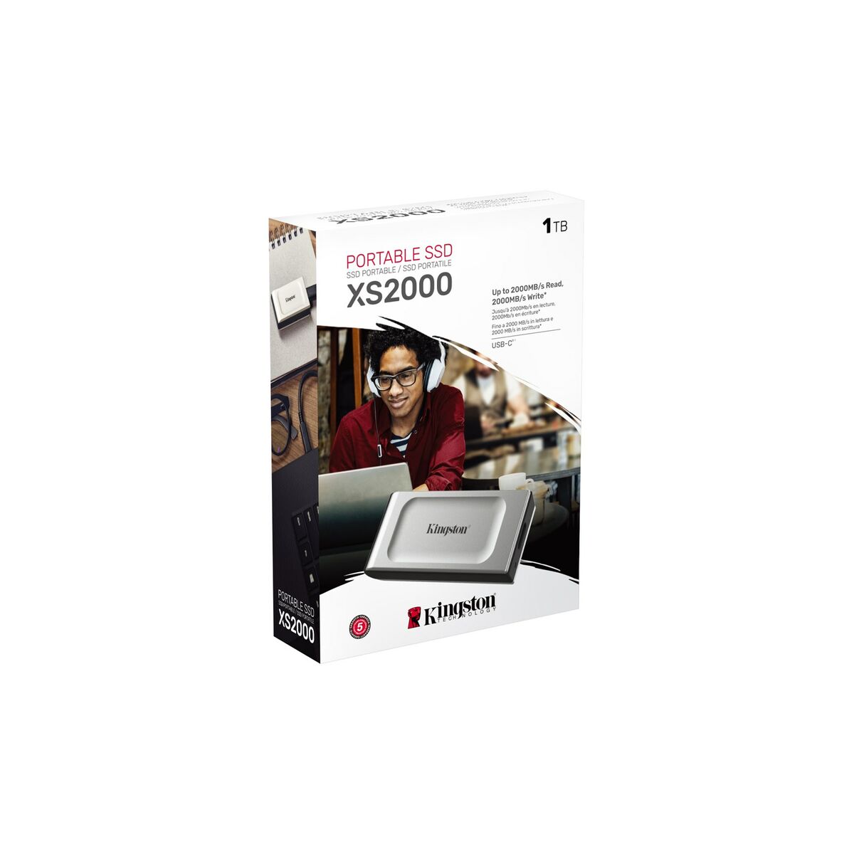 Disco Duro Externo Kingston XS2000 1 TB